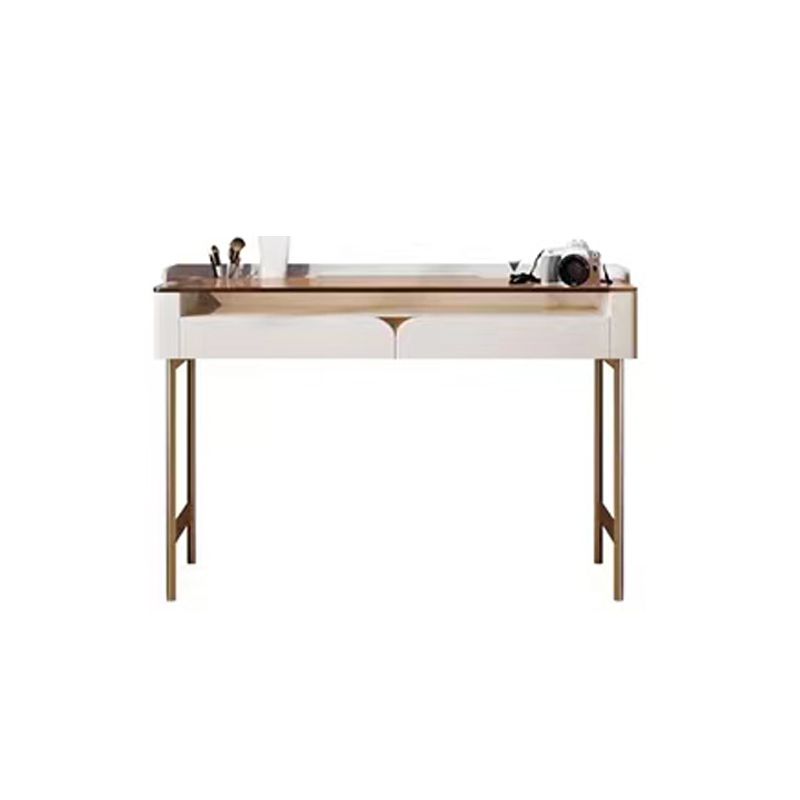 Glass Top Makeup Vanity Desk Storage Box Makeup Vanity Set with Drawer Clearhalo 'Bedroom Furniture' 'furn' 'furn_makeup_vanities' 'Furniture' 'Makeup Vanities' 'makeup_vanities' 1200x1200_1ef1d009-9eee-414c-be39-30540d1709db