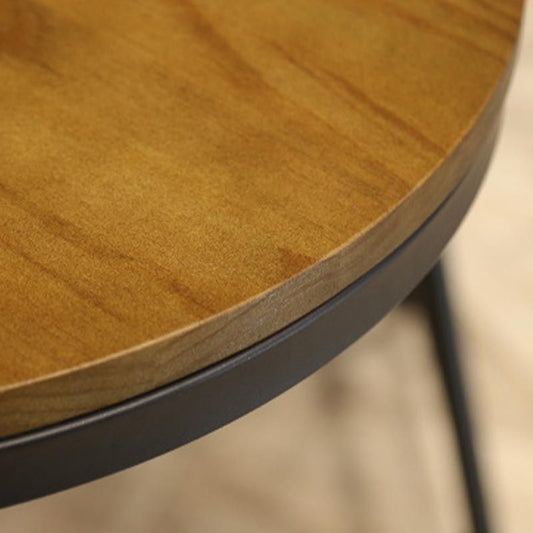 Industrial 1/3/4/5 Pieces Bar Table Set Round Pine Wood Counter Table with Stools for Cafe