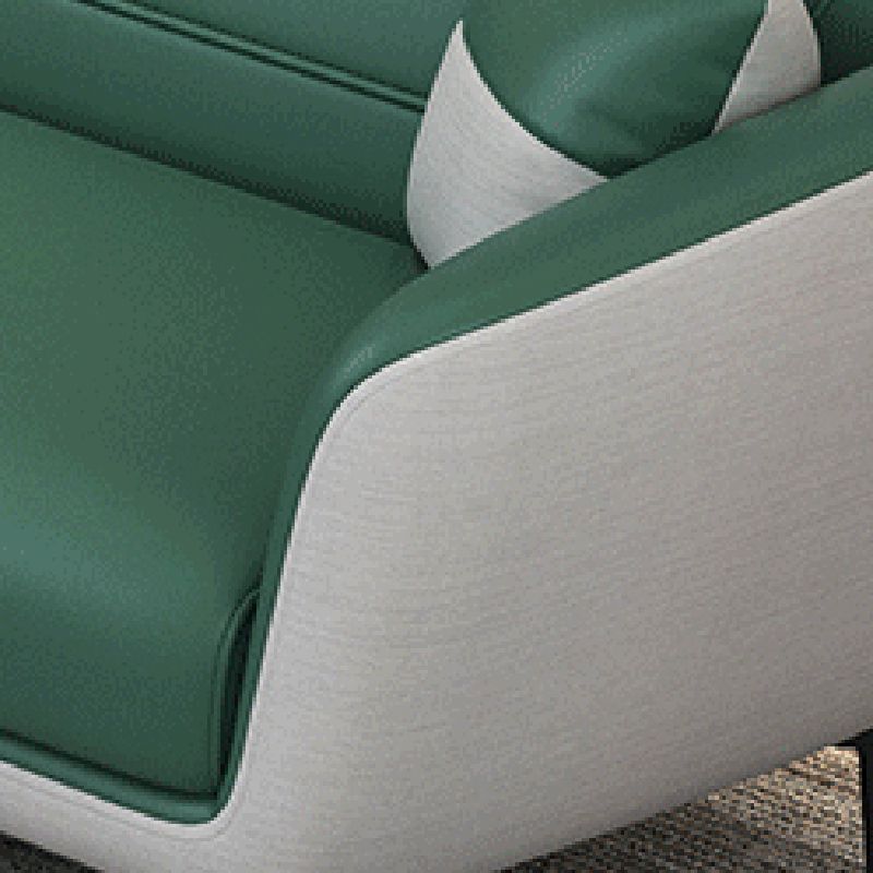 Canapé de canapé en cuir du dos serré contemporain pour 1/2/3 personnes