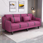 Split-Back Sleeper Sofa Extra Long 29.53" High Faux Leather/Linen/Velvet Sofa Clearhalo 'furn' 'furn_sofas' 'Furniture' 'furniture_sofas' 'Living Room Furniture' 'Sofa' 'sofas' 1200x1200_1ef8b169-05be-4e67-945f-2f1e2ec1d7f4