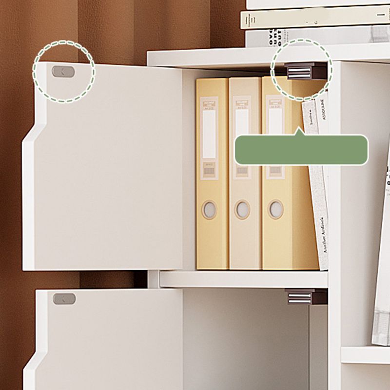 Simple Side Cabinet with Doors Modern Faux Wood Accent Cabinet Clearhalo 'Cabinets & Chests' 'cabinets_chests' 'furn' 'furn_cabinets_chests' 'Furniture' 'Living Room Furniture' 1200x1200_1efa32ae-8297-437a-84b5-955b2ce55fb1