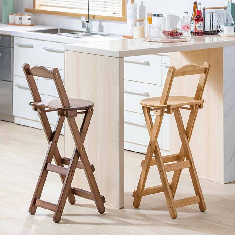 Nordic Style Armless Wood Barstools Folding Counter Stools for Dinning Room Clearhalo 'Bar Furniture' 'Bar Stools' 'bar_stools' 'furn' 'furn_bar_stools' 'furniture_bar_stools' 'Kitchen & Dining Furniture' 'kitchen&dining_furn' 'kitchen' 'kitchen_furn' Furniture' 1200x1200_1efb0c36-cca2-4a2a-8540-06bf6363f080