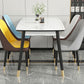 Contemporary Sintered Stone Kitchen Dining Table Rectangle Shape Dining Table with 4 Legs Base Clearhalo ' dining_table' 'Dining Tables & Seating' 'Dining Tables' 'Furniture' 'furniture_dining_table' 'Kitchen & Dining Furniture' 'kitchen&dining_furn' 'kitchen' 'kitchen_dining_table' 1200x1200_1efe8521-1c94-4711-a1d2-89b1a9ca64fa