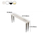 White Modern Style Bar Table in Wood and Iron Bar Table Indoor Bar Table Clearhalo 'Bar Furniture' 'Bar Tables' 'bar_tables' 'furn' 'furn_bar_tables' 'Furniture' 'furniture_bar_tables' 'Kitchen & Dining Furniture' 1200x1200_1effd9d9-6ecb-433d-b0d9-16051e2215ea