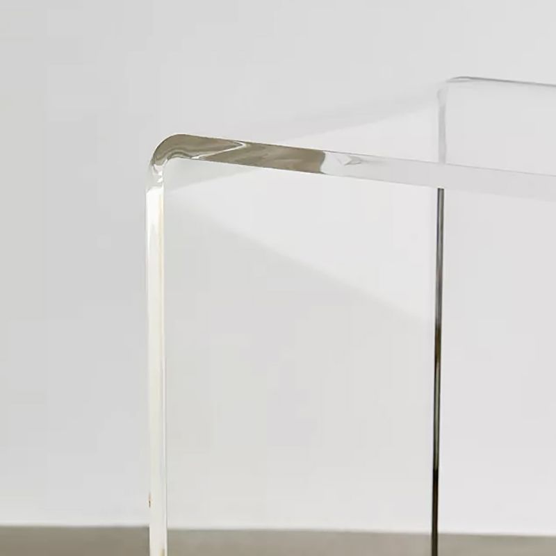 Home Rectangular Office Writing Desk Acrylic Modern Style Office Desk