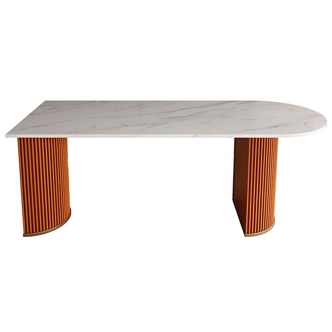 Traditional Luxury Dining Table White Sintered Stone Table for Kitchen Clearhalo ' dining_table' 'Dining Tables & Seating' 'Dining Tables' 'furn' 'furn_dining_table' 'Furniture' 'furniture_dining_table' 'Kitchen & Dining Furniture' 'kitchen&dining_furn' 'kitchen' 'kitchen_dining_table' 1200x1200_1f07102e-5e40-4294-afc3-d022b0a9518e