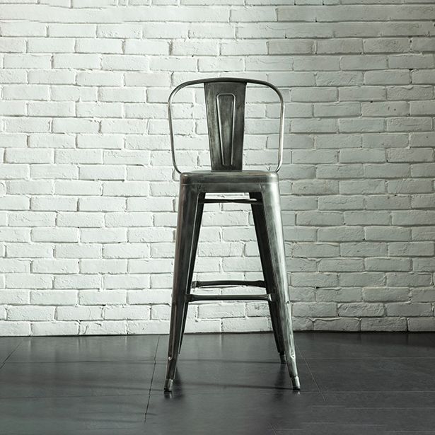 Modern Style Full Back Bar-stool Square Counter Bar Stool with Metal Legs Clearhalo 'Bar Furniture' 'Bar Stools' 'bar_stools' 'furn' 'furn_bar_stools' 'Furniture' 'furniture_bar_stools' 'Kitchen & Dining Furniture' 1200x1200_1f077fbe-0c0a-4072-9f2a-2f929c5dbd47