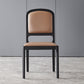 Contemporary Wood Dining Armless Chairs Open Back Dining Side Chair