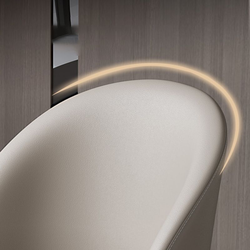 Contemporary Armless Dining Chairs Parsons Chair with Iron Legs for Home Use Clearhalo ' kitchen&dining_furn' 'Dining Chairs' 'Dining Tables & Seating' 'dining_chair' 'furn' 'furn_dining_chair' 'Furniture' 'furniture_dining_chair' 'Kitchen & Dining Furniture' 'kitchen' 1200x1200_1f08cfcf-6b27-4846-8499-aff4858609d9