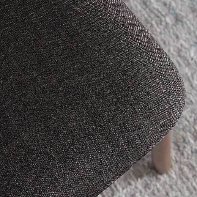 Eigentijdse stijl eetkamerstoel armloze eetkamerstoel met houten benen voor keuken