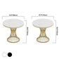 Round Sintered Stone Two-Color Dining Table Glam Pedestal Table for Dining Room Clearhalo ' dining_table' 'Dining Tables & Seating' 'Dining Tables' 'furn' 'furn_dining_table' 'Furniture' 'furniture_dining_table' 'Kitchen & Dining Furniture' 'kitchen&dining_furn' 'kitchen' 'kitchen_dining_table' 1200x1200_1f0af919-6cd8-411a-94fe-9909878f06b3