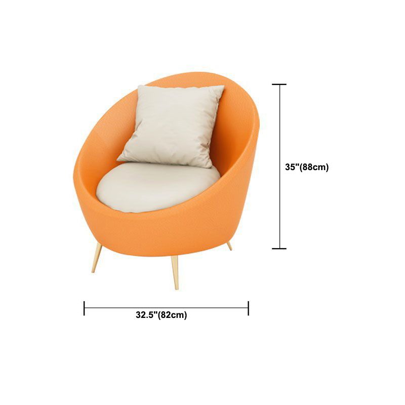 Sofá de cuero de sofá de estilo contemporáneo para sala de estar