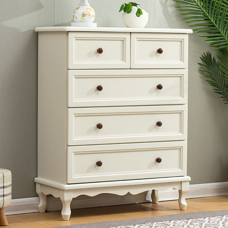 Modern Solid Wood Accent Chest with Drawers 13.77" Wide Chest
