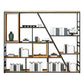 47.24"H Bookshelf Modern Style Bookcase for Study Room and Office Clearhalo 'Bookcases' 'furn' 'furn_bookcases' 'Furniture' 'furniture_bookcases' 'Office Furniture' 1200x1200_1f0d5fbf-68e8-467e-8bd5-8898c37e7064