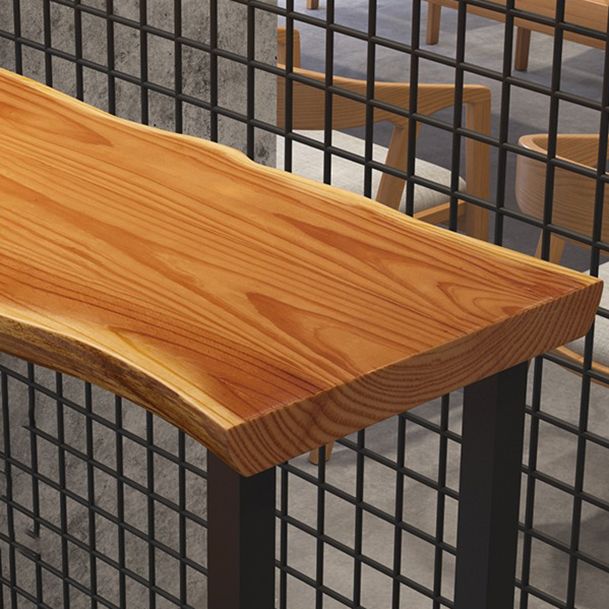 Industrial Solid Wood Bar Table Set 1/2/3/7 Pieces Counter Table with Backless Stools Clearhalo 'Bar Furniture' 'furn' 'furn_home_bar_bar_sets' 'Furniture' 'Home Bars & Bar Sets' 'home_bar_bar_sets' 'Kitchen & Dining Furniture' 1200x1200_1f0de417-3e8f-4f08-9d21-bbcf6993fedb