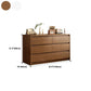 Commode de rangement contemporaine en bois pour chambre à coucher avec tiroirs