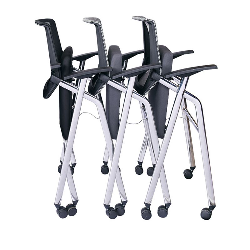 Contemporary Microfiber Arm Chair Conference Mid-Back Office Chair Clearhalo 'furn' 'furn_office_chair' 'Furniture' 'Office Chairs' 'Office Furniture' 'office_chair' 1200x1200_1f10cc21-b94b-4f61-ae4a-a82fd22f5f80