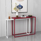 Console Ironcraft Resistente al graffio Tabella 30.70 "Accento rettangolo contemporaneo alto