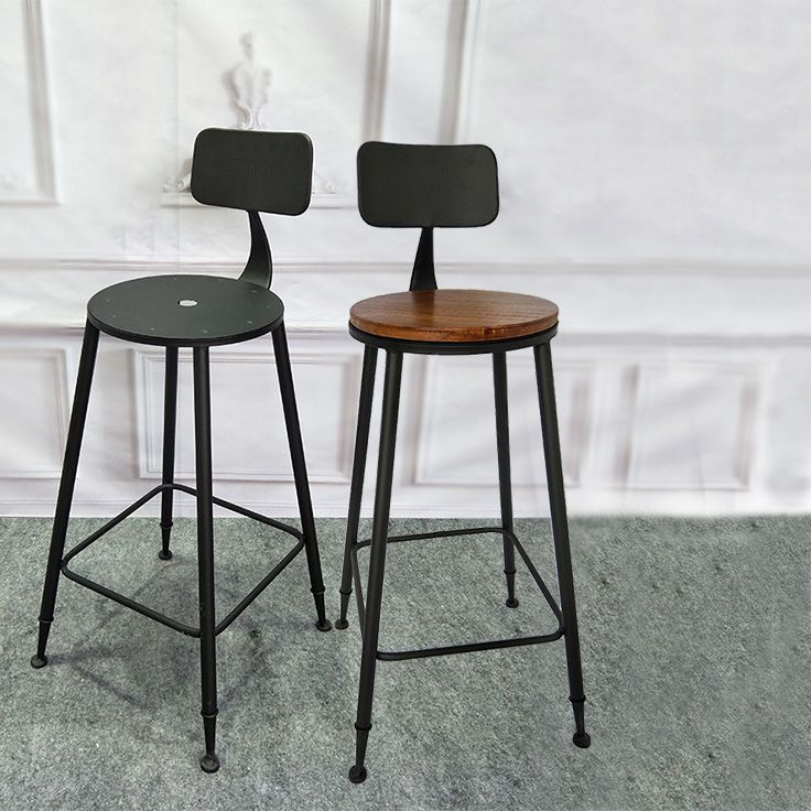 Industrial Style Solid Wood Bar Table Set 1/2/3/4 Pieces Counter Table with High Stools Clearhalo 'Bar Furniture' 'furn' 'furn_home_bar_bar_sets' 'Furniture' 'Home Bars & Bar Sets' 'home_bar_bar_sets' 'Kitchen & Dining Furniture' 1200x1200_1f123b53-334f-46b4-82d8-f09c549ad7cb
