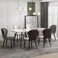 Scandinavian Home Side Chair Wingback Metal Upholstered Dining Room Chair Clearhalo ' kitchen&dining_furn' 'Dining Chairs' 'Dining Tables & Seating' 'dining_chair' 'furn' 'furn_dining_chair' 'Furniture' 'furniture_dining_chair' 'Kitchen & Dining Furniture' 'kitchen' 1200x1200_1f124c16-eff0-48ae-80b4-46fbf8649093
