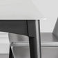 Modern White Dining Table with 4 Legs Rectangle Slate Dining Table Clearhalo 'Dining Tables & Seating' 'Dining Tables' 'dining_table' 'furn' 'furn_dining_table' 'Furniture' 'furniture_dining_table' 'Kitchen & Dining Furniture' 'kitchen' 'kitchen_dining_table' 1200x1200_1f1275ae-4486-4e11-afa3-31833adb66a8