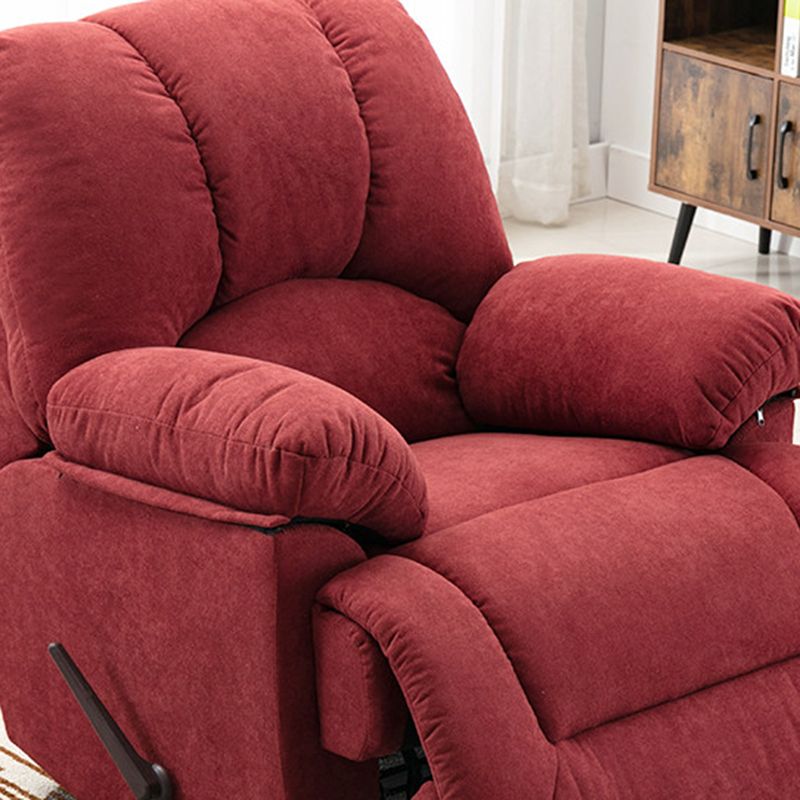 Contemporary Cotton Reclining Chair Solid Color Chair with Independent Foot Clearhalo 'Chairs & Seating' 'furn' 'furn_recliners' 'Furniture' 'Living Room Furniture' 'Recliners' 1200x1200_1f13fb85-fae0-42e3-9511-927904fbac5a