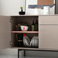 Wooden Rectangle Sideboard Modern Home Sideboard Cabinet with Drawers and Door Clearhalo 'buffet_sideboard' 'Buffets & Sideboards' 'furn' 'furn_buffet_sideboard' 'Furniture' 'Kitchen & Dining Furniture' 1200x1200_1f142309-282e-4884-b53f-820e34e23f14