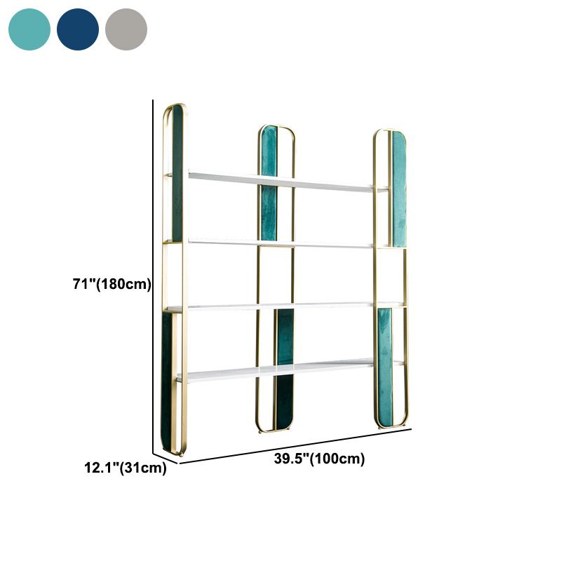 Metal Open Back Bookshelf Scandinavian Vertical Iron Frame Bookshelf Clearhalo 'Bookcases' 'furn' 'furn_bookcases' 'Furniture' 'furniture_bookcases' 'kitchen' 'kitchen_bookcases' 'Living Room Furniture' 'Office Furniture' 1200x1200_1f17ea25-72ed-492e-b904-02f5c38832af
