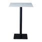 Industrial Black Iron Bar Dining Table Stone Top Engineered Wood Indoor Bistro Table Clearhalo 'Bar Furniture' 'Bar Tables' 'bar_tables' 'furn' 'furn_bar_tables' 'Furniture' 'furniture_bar_tables' 'Kitchen & Dining Furniture' 1200x1200_1f18292a-c21a-4f0b-ad43-f7b0a1896d7a