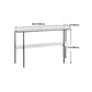 Tabella della console di marmo moderna 12 "W Rettangolo 1 Tavolo di accento per la sala per Hall