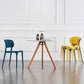 Plastic Contemporary RestaurantSide Chair Colorful Stacking Dining Chair Clearhalo ' kitchen&dining_furn' 'Dining Chairs' 'Dining Tables & Seating' 'dining_chair' 'furn' 'furn_dining_chair' 'Furniture' 'furniture_dining_chair' 'Kitchen & Dining Furniture' 'kitchen' 1200x1200_1f18e5de-873f-4973-a312-7b16b63aa90e