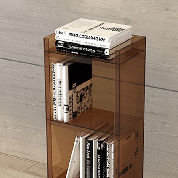 Closed Back Acrylic Standard Bookshelf Vertical Glam Bookshelf for Living Room Clearhalo 'Bookcases' 'furn' 'furn_bookcases' 'Furniture' 'furniture_bookcases' 'kitchen' 'kitchen_bookcases' 'Living Room Furniture' 'Office Furniture' 1200x1200_1f191d12-e3e0-4348-afbb-c6e536906625