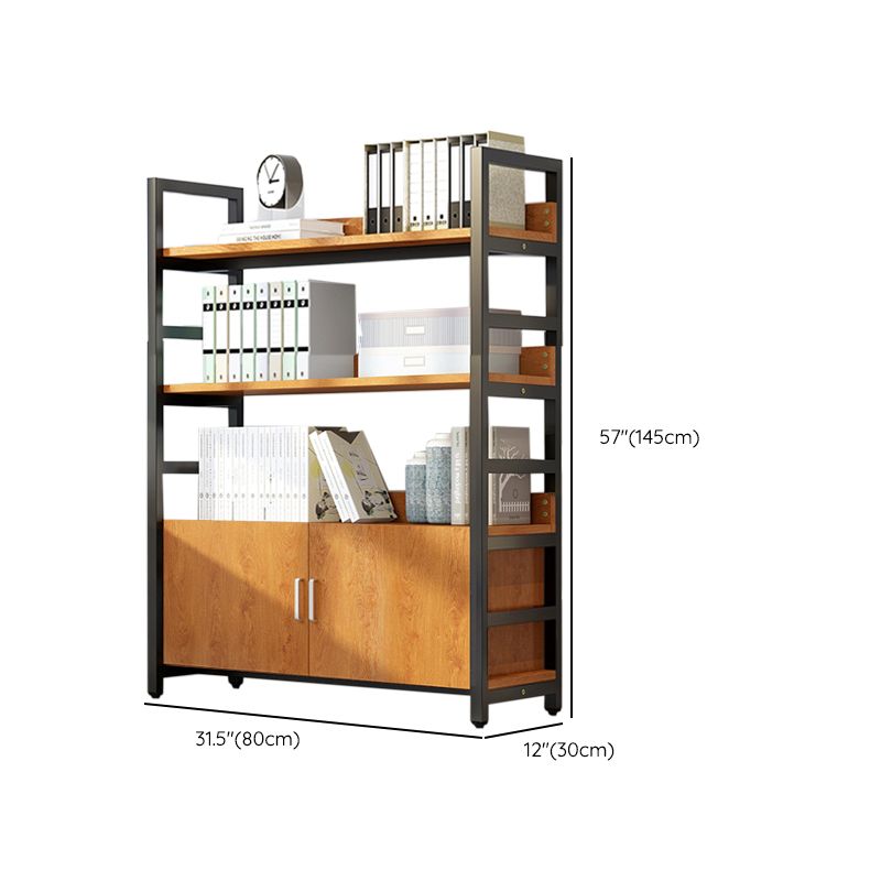 Moderner Stil Open Back Bookshelf Engineered Hole Books für Büro