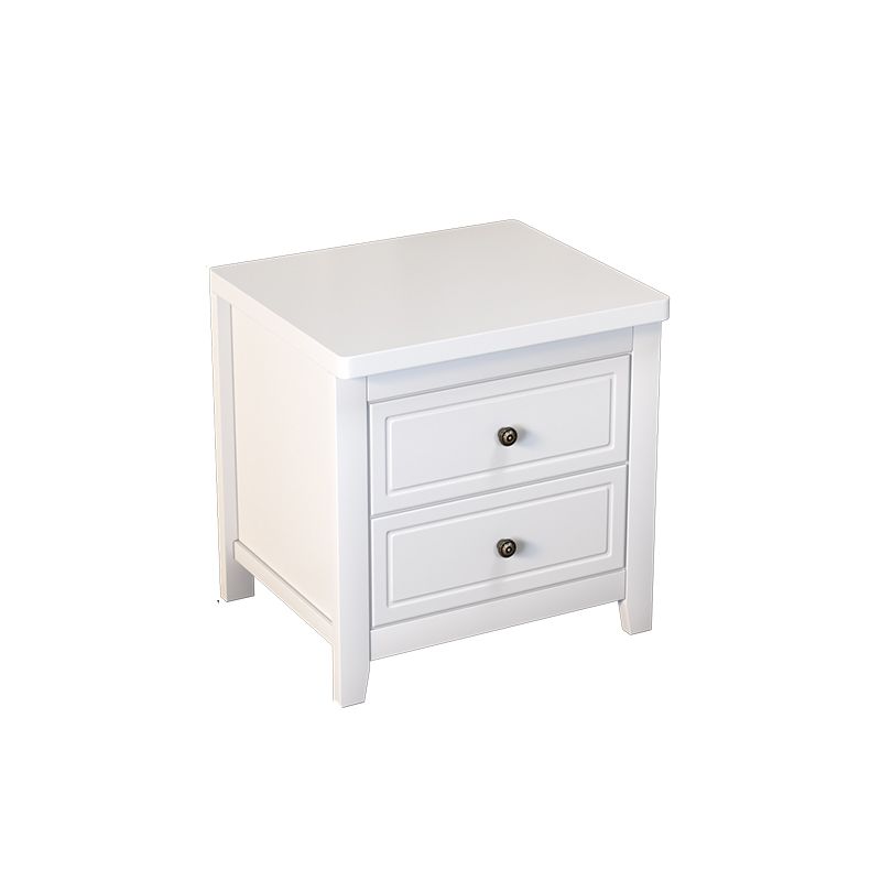 Nightand de rangement moderne de 2 titres de 2 pouces Himitation Les jambes en bois incluent la table de nuit