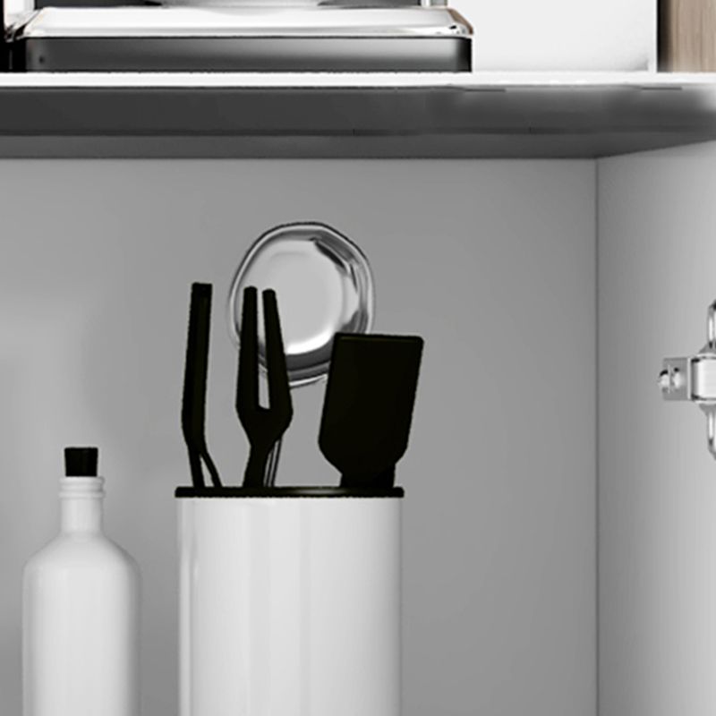 モダンな石/木材サイドボードテーブルホワイトサーバーキャビネットが含まれています