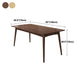 Industrial Kitchen Solid Wood Dining Table Rectangle Dining Table with 4 Legs Clearhalo ' dining_table' 'Dining Tables & Seating' 'Dining Tables' 'furn' 'furn_dining_table' 'Furniture' 'furniture_dining_table' 'Kitchen & Dining Furniture' 'kitchen&dining_furn' 'kitchen' 'kitchen_dining_table' 1200x1200_1f1dc093-05e4-4cc0-8dc5-9894c8bcd71e