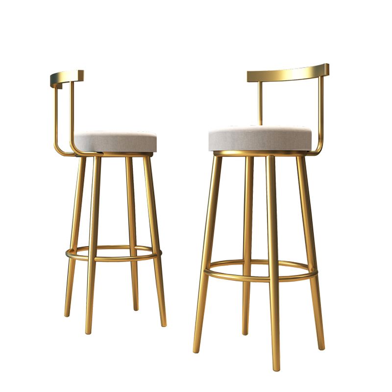 Indoor Scandinavian Counter Chair Round Upholstered Counter Height Stool Clearhalo 'Bar Furniture' 'Bar Stools' 'bar_stools' 'furn' 'furn_bar_stools' 'Furniture' 'Kitchen & Dining Furniture' 1200x1200_1f211e7a-287d-44c5-9645-064aa25450c4