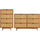 Gabinetto del soggiorno in legno in legno mobile moderno server buffet con archiviazione