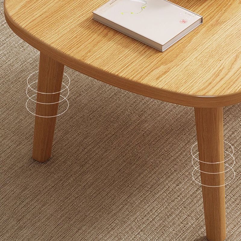 Tavolino in legno pieghevole a 4 gambe ellittiche tavolo da cocktail