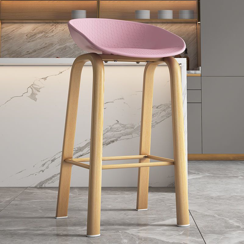 Contemporary Low Back Counter Stool Home Furniture with Footrest Clearhalo 'Bar Furniture' 'Bar Stools' 'bar_stools' 'furn' 'furn_bar_stools' 'Furniture' 'Kitchen & Dining Furniture' 1200x1200_1f2485a0-9d6c-4f8f-9d5a-f742235d285d