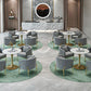 Contemporary Round Dining Table Sintered Stone Dining Table with Tulip Base Clearhalo ' dining_table' 'Dining Tables & Seating' 'Dining Tables' 'Furniture' 'furniture_dining_table' 'Kitchen & Dining Furniture' 'kitchen&dining_furn' 'kitchen' 'kitchen_dining_table' 1200x1200_1f25173f-cbe0-4d1b-a018-3e520a7e3deb