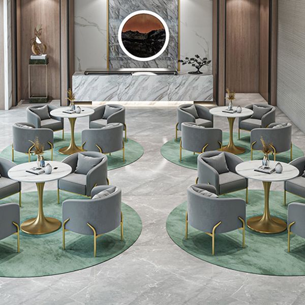 Contemporary Round Dining Table Sintered Stone Dining Table with Tulip Base Clearhalo ' dining_table' 'Dining Tables & Seating' 'Dining Tables' 'Furniture' 'furniture_dining_table' 'Kitchen & Dining Furniture' 'kitchen&dining_furn' 'kitchen' 'kitchen_dining_table' 1200x1200_1f25173f-cbe0-4d1b-a018-3e520a7e3deb