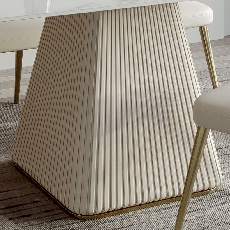 Modern Sintered Stone Top Dining Set Rectangle 1/4/5/6/7 Pieces Dining Table with Chairs Clearhalo 'Dining Room Sets' 'Dining Tables & Seating' 'dining_room_set' 'furn' 'furn_dining_room_set' 'Furniture' 'furniture_dining_room_set' 'Kitchen & Dining Furniture' 1200x1200_1f2528e3-2c27-4630-95b8-cb5b08c03eec