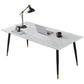 Rectangle Traditional Luxury Table Sintered Stone Table with 4 Black Legs Clearhalo ' dining_table' 'Dining Tables & Seating' 'Dining Tables' 'furn' 'furn_dining_table' 'Furniture' 'furniture_dining_table' 'Kitchen & Dining Furniture' 'kitchen&dining_furn' 'kitchen' 'kitchen_dining_table' 1200x1200_1f2552f5-656e-4d90-9ec6-2d96f0c51eb5