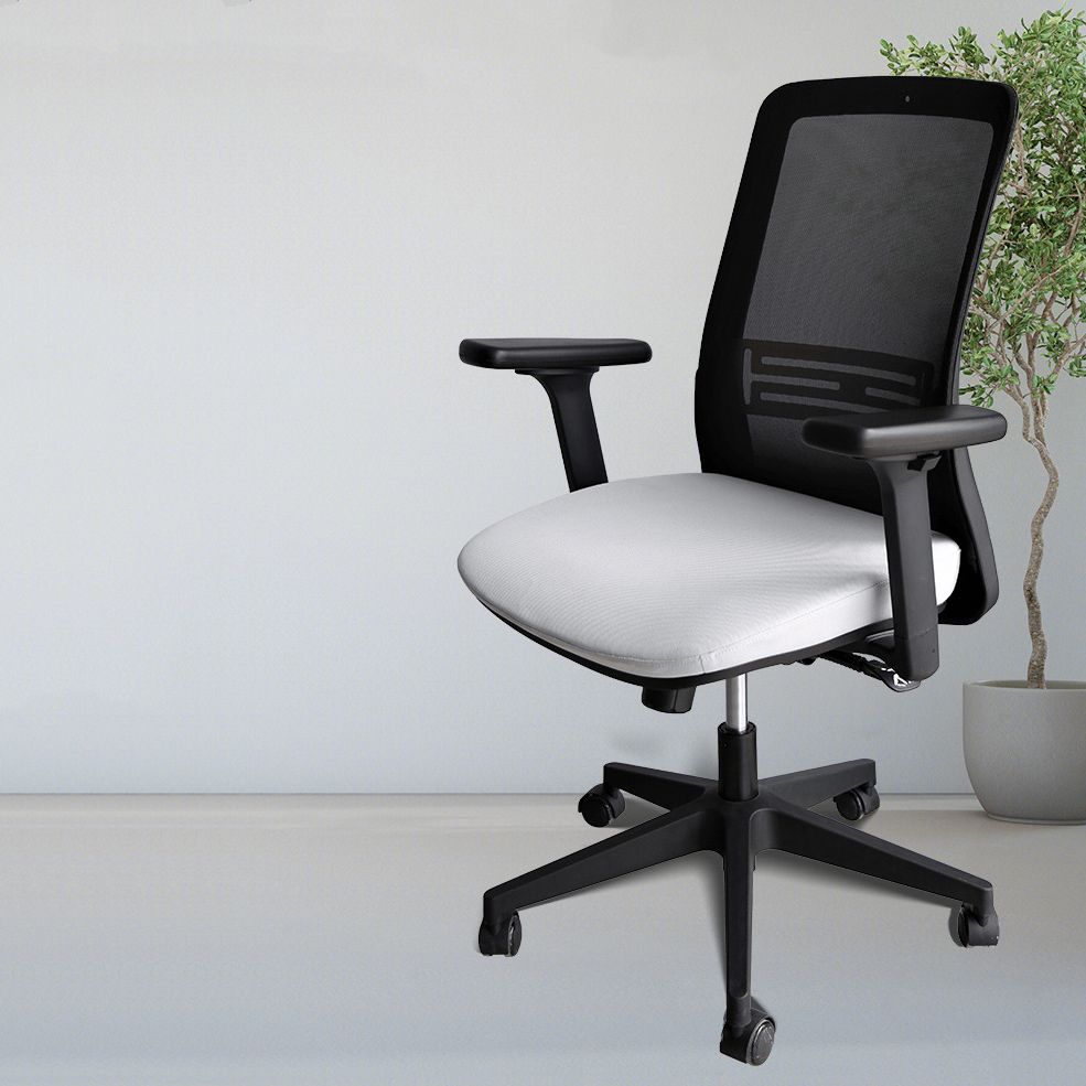 Contemporary Arm Chair Adjustable Seat Height Swivel Office Chair Clearhalo 'furn' 'furn_office_chair' 'Furniture' 'Office Chairs' 'Office Furniture' 'office_chair' 1200x1200_1f27c2ad-93a7-44fb-86a4-827dd0b6710e
