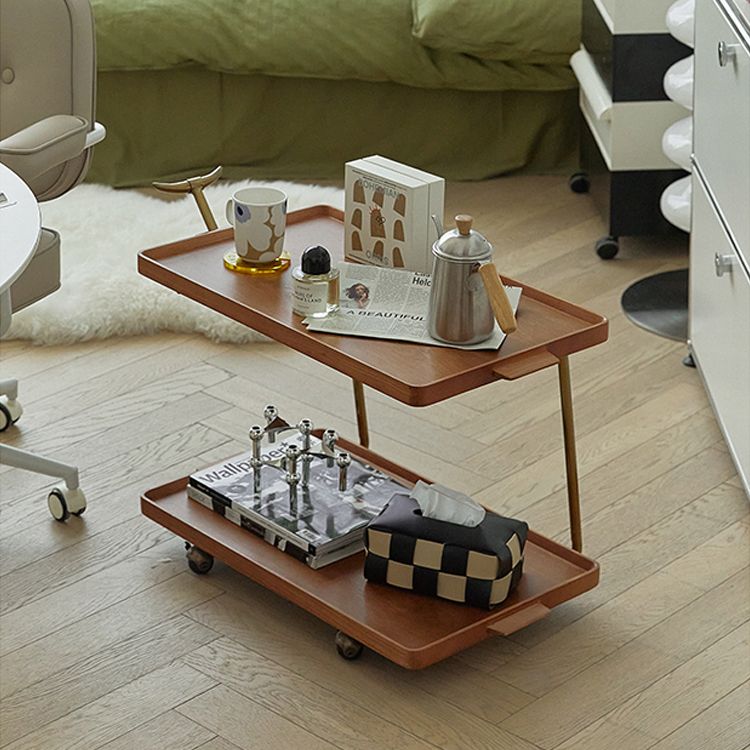 20.47" Tall Tray Top Side Accent Table Solid Wood End Slide Table Clearhalo 'Coffee & Accent Tables' 'End & Side Tables' 'end_side_tables' 'furn' 'furn_end_side_tables' 'Furniture' 'Living Room Furniture' 1200x1200_1f2946b0-5fe2-4325-aa80-2b488fc825b4