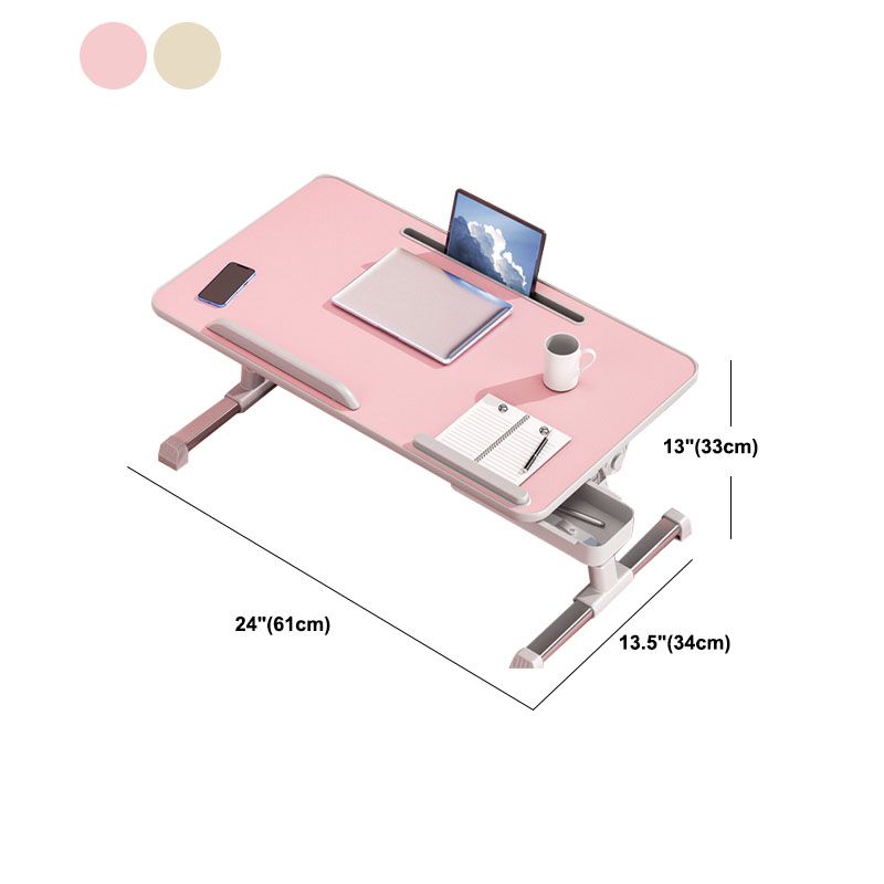 Contemporary Adjustable Laptop Table Office Desk for Bedroom Clearhalo 'furn' 'furn_office_desk' 'Furniture' 'Office Desks' 'Office Furniture' 'office_desk' 1200x1200_1f2a341f-7a63-4c5e-bf3f-06743818565f