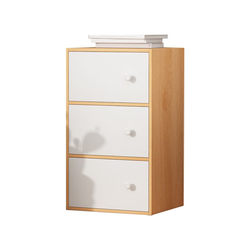 Contemporary Rectangle Storage Cabinet with Wooden Knobs Doors Clearhalo 'Cabinets & Chests' 'cabinets_chests' 'furn' 'furn_cabinets_chests' 'Furniture' 'Living Room Furniture' 1200x1200_1f2abbea-ffe4-4740-ada0-9f985170dde5