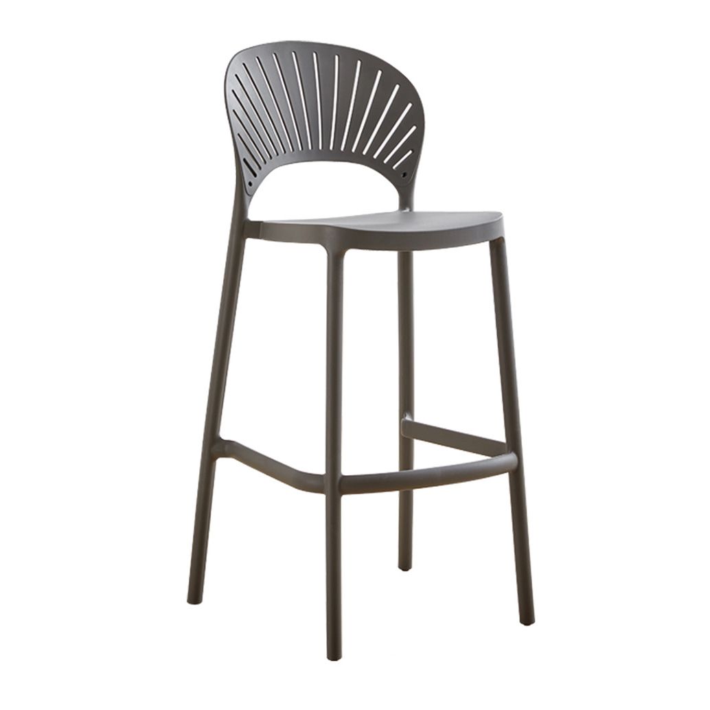 Modern Stackable Bar-stool Plastic Counter Bar Stool for Home Clearhalo 'Bar Furniture' 'Bar Stools' 'bar_stools' 'furn' 'furn_bar_stools' 'Furniture' 'furniture_bar_stools' 'Kitchen & Dining Furniture' 1200x1200_1f2e0d34-e9f0-4e03-a6fe-7c79cce420c9