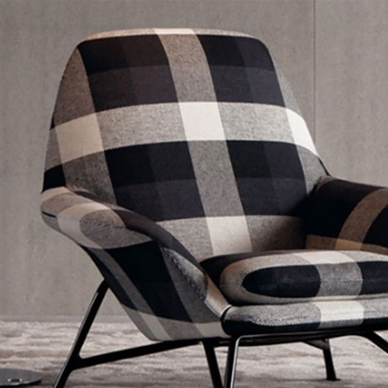 Linen Accent Chair Arms Included Accent Room Chair with Ottoman, 28.34" Wide Clearhalo 'Accent Chairs' 'accent_chairs' 'Chairs & Seating' 'furn' 'furn_accent_chairs' 'Furniture' 'Living Room Furniture' 1200x1200_1f323209-5914-4854-a46a-5c620b5c363d